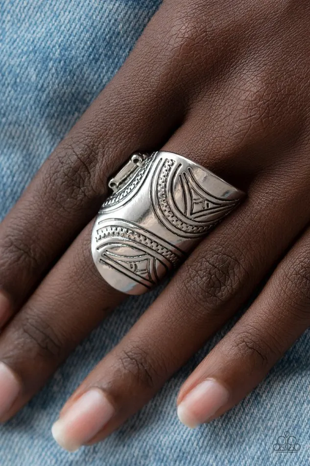 Rings Paparazzi Jewelry Paparazzi Ring Pharaoh Party Silver
