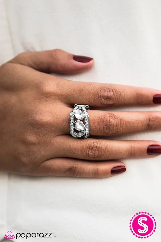 Rings Paparazzi Jewelry Paparazzi Ring ROYAL Til The End White