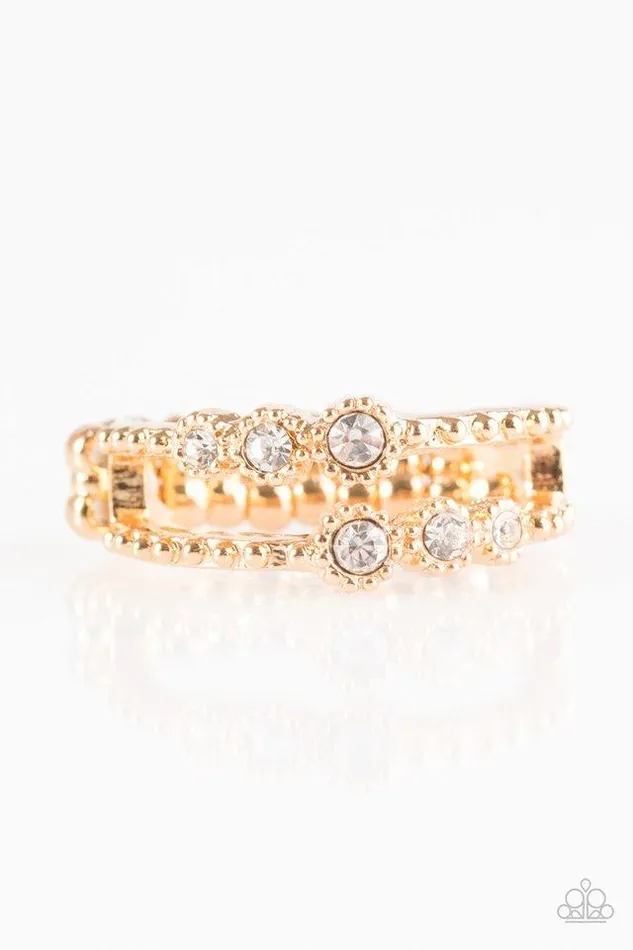 Rings Paparazzi Jewelry Paparazzi Ring Star Gaze Gold