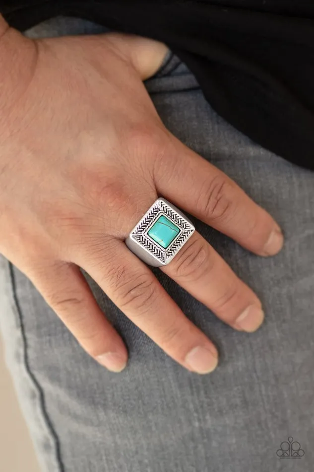 Rings Paparazzi Jewelry Paparazzi Ring The Wrangler Blue