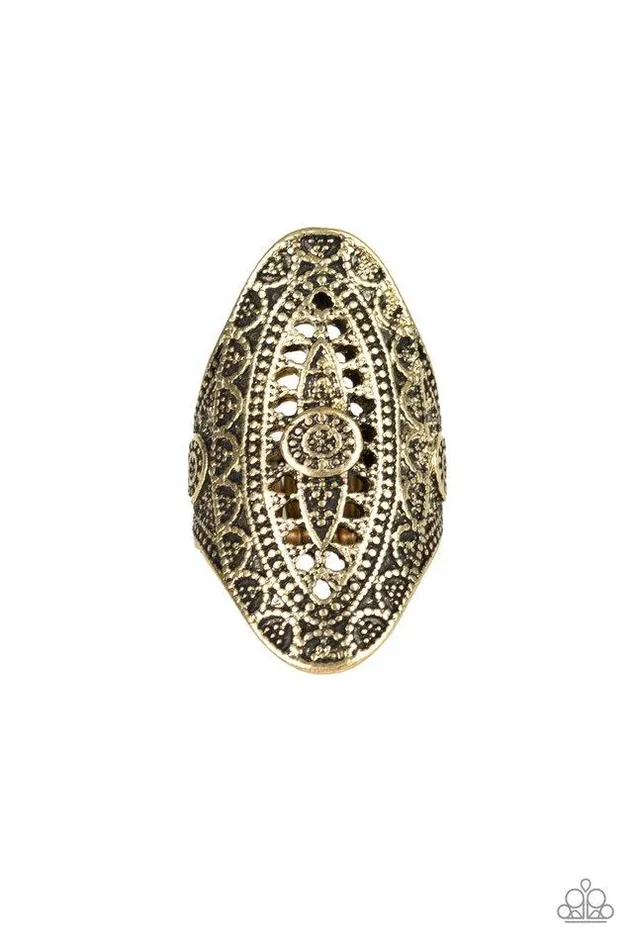 Rings Paparazzi Jewelry Paparazzi Ring TRIBAL and Tribulation Brass