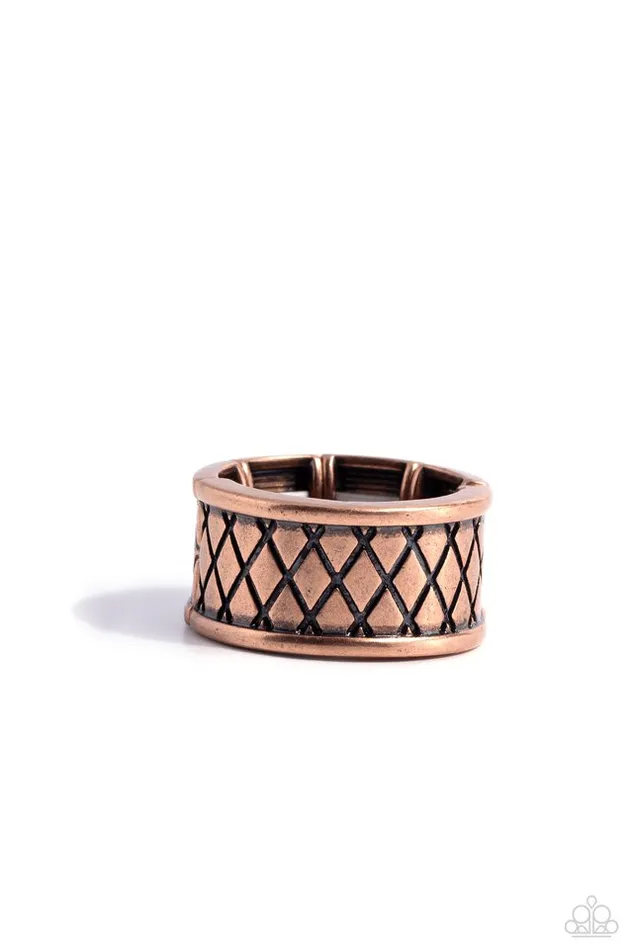Rings Paparazzi Jewelry Paparazzi Ring Triple Crossed Copper Rings Paparazzi Jewelry Paparazzi Ring Triple Crossed Copper