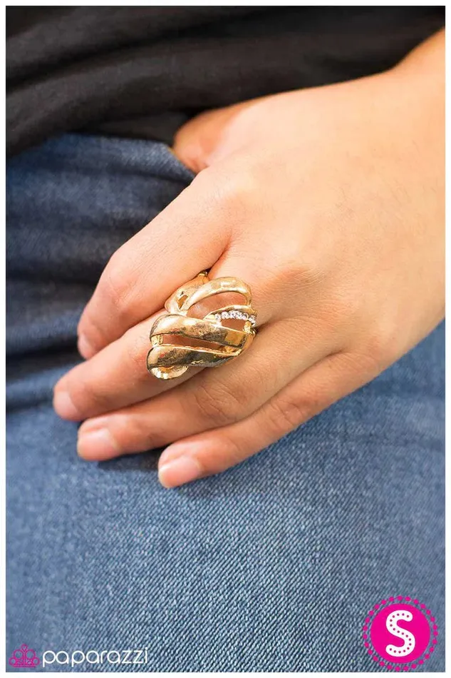Rings Paparazzi Jewelry Paparazzi Ring Tycoon Gold