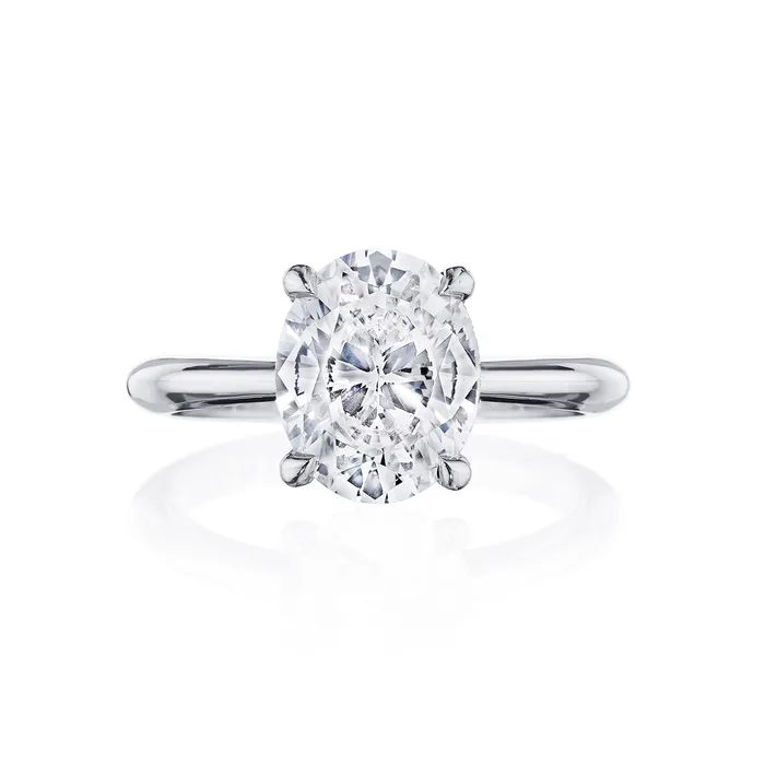 Rings Tacori Tacori RoyalT Founders Platinum Semimount Ring