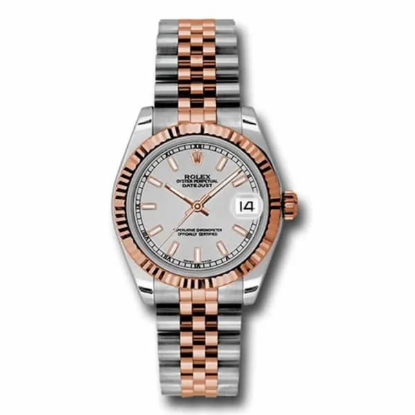 Rolex Bracelets Rolex Datejust 31mm Ref 178271 sij Silver Stick Dial Two Tone Stainless Steel 18K Rose Gold Jubilee Bracelet Womens Watch Rolex Bracelets Rolex Datejust 31mm Ref 178271 sij Silver Stick Dial Two Tone Stainless Steel 18K Rose Gold Jubilee Bracelet Womens Watch