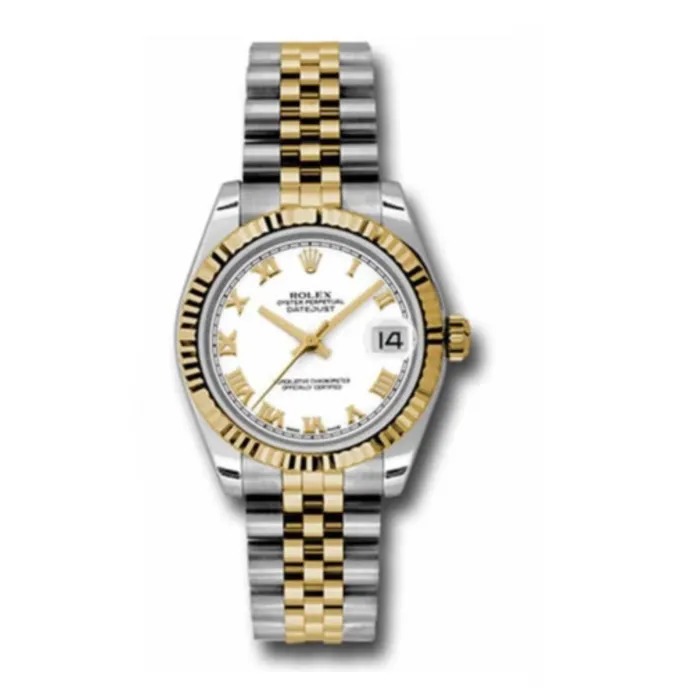 Rolex Bracelets Rolex Datejust 31mm Ref 178273 wrj White Roman Dial Two Tone Stainless Steel 18K Yellow Gold Jubilee Bracelet Womens Watch Rolex Bracelets Rolex Datejust 31mm Ref 178273 wrj White Roman Dial Two Tone Stainless Steel 18K Yellow Gold Jubilee Bracelet Womens Watch