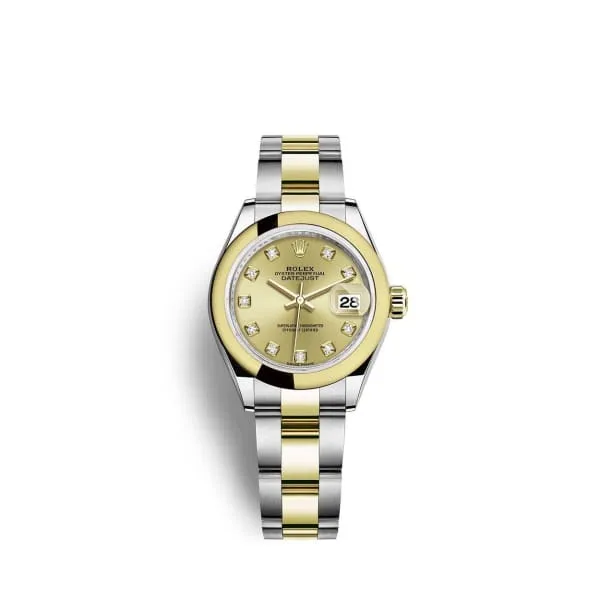 Rolex Bracelets Rolex LadyDatejust 28mm Ref 2791630012 Champagne Diamond Dial Two Tone Stainless Steel 18K Yellow Gold Oyster Bracelet Womens Watch Rolex Bracelets Rolex LadyDatejust 28mm Ref 2791630012 Champagne Diamond Dial Two Tone Stainless Steel 18K Yellow Gold Oyster Bracelet Womens Watch