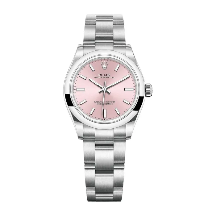 Rolex Bracelets Rolex Oyster Perpetual 31mm Stainless steel bracelet Pink dial Smooth bezel Ladies Watch 2772000004 Rolex Bracelets Rolex Oyster Perpetual 31mm Stainless steel bracelet Pink dial Smooth bezel Ladies Watch 2772000004