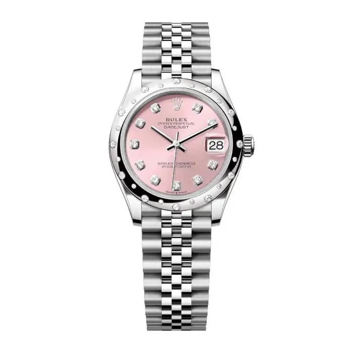 Rolex Datejust 31mm Ref 278344rbr0034 Pink Diamond Dial Diamond Bezel Stainless Steel Jubilee Bracelet Womens Watch Rolex Bracelets Rolex Datejust 31mm Ref 278344rbr0034 Pink Diamond Dial Diamond Bezel Stainless Steel Jubilee Bracelet Womens Watch Rolex Bracelets