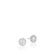Tacori 14K White Gold Classic Diamond Bloom Earring Mounts 7mm Tacori Earrings Tacori 14K White Gold Classic Diamond Bloom Earring Mounts 7mm Tacori Earrings