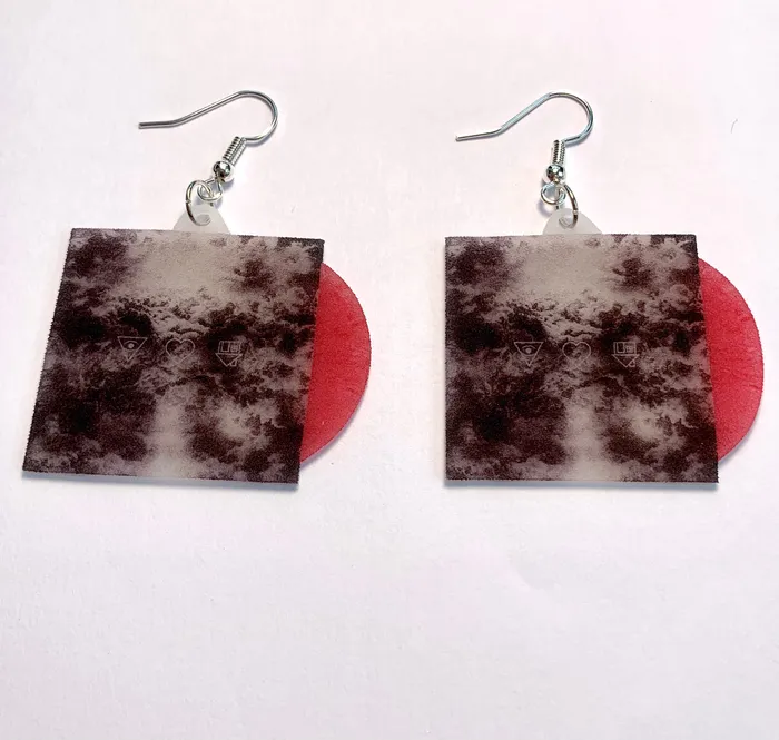 The Neighbourhood I Love You Vinyl Album Handmade Earrings Sam Makes Things Earrings