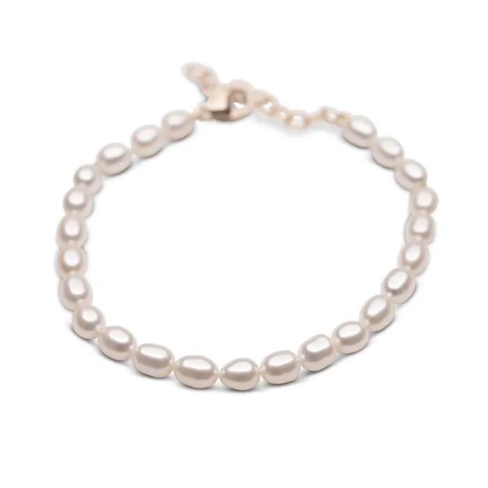 TheRoseGypsy Bracelets Oval Pearl Bracelet