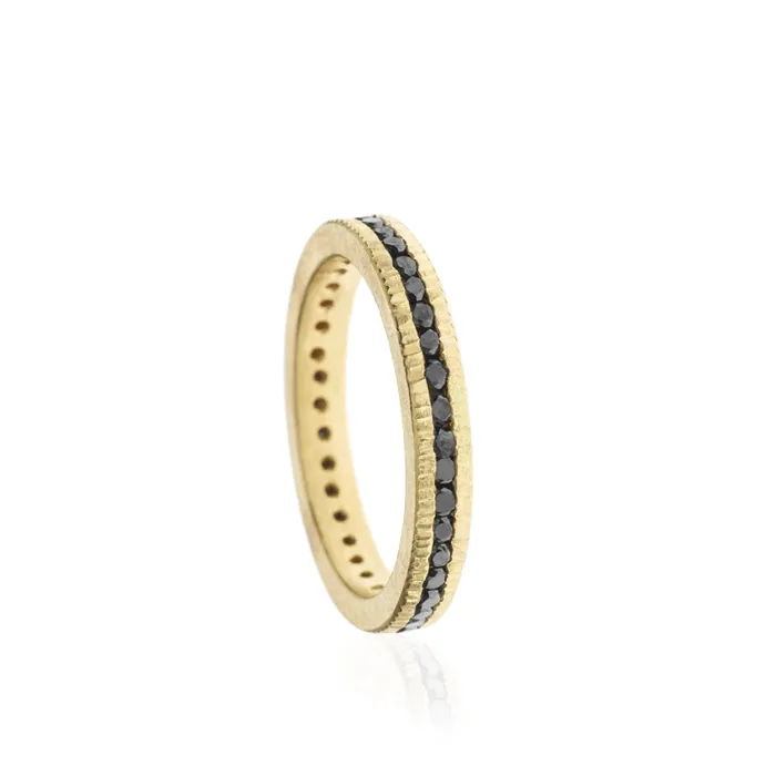 Todd Reed Rings Todd Reed Black Diamond Eternity Band