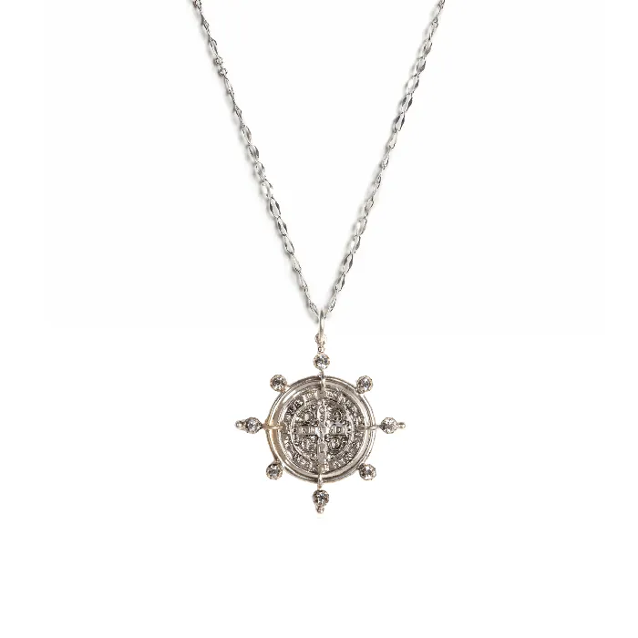 Virgins Saints Angels Necklaces Cardinal San Benito Charm Necklace