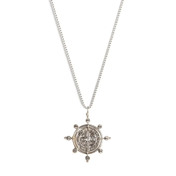 Virgins Saints Angels Necklaces Cardinal San Benito Charm Necklace