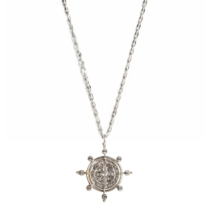 Virgins Saints Angels Necklaces Cardinal San Benito Charm Necklace