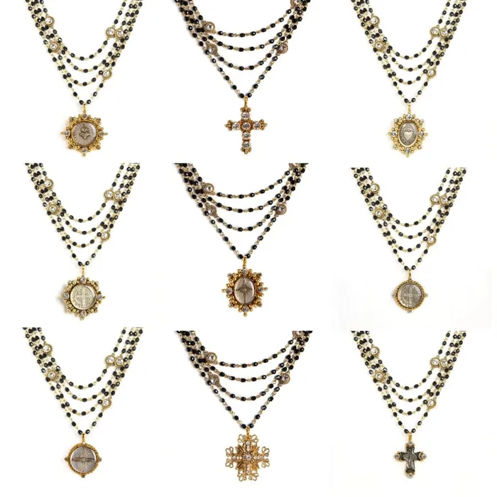 Virgins Saints Angels Necklaces Cardinal San Benito Charm Necklace