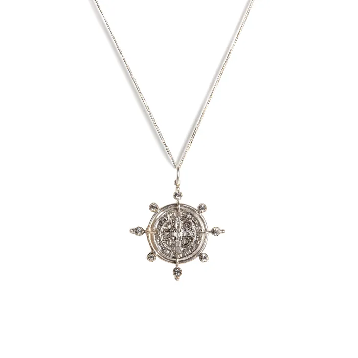 Virgins Saints Angels Necklaces Cardinal San Benito Charm Necklace