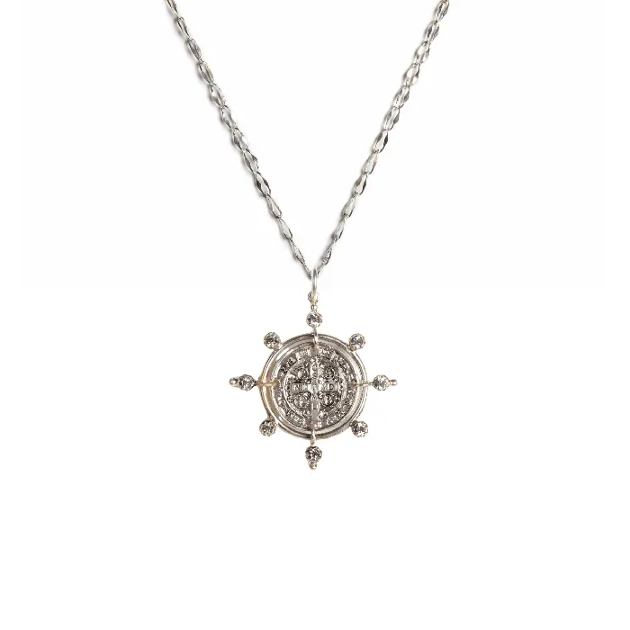 Virgins Saints Angels Necklaces Cardinal San Benito Charm Necklace
