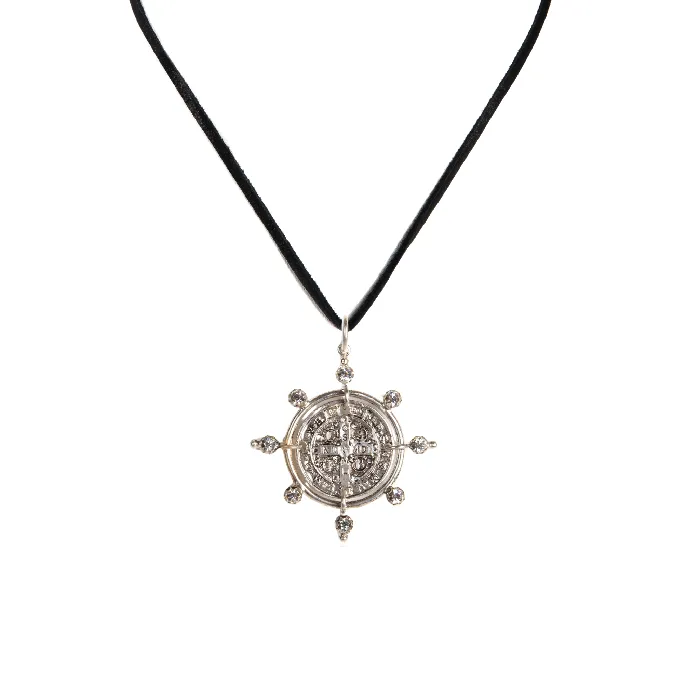 Virgins Saints Angels Necklaces Cardinal San Benito Charm Necklace