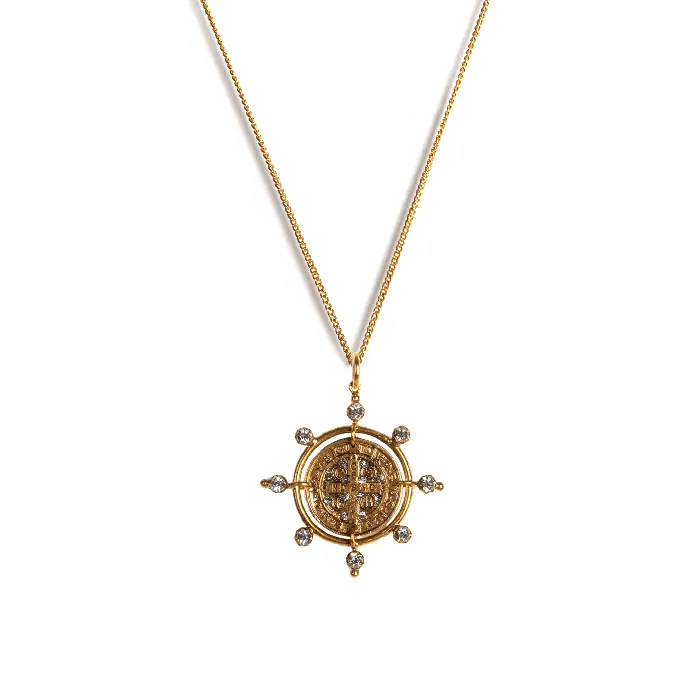 Virgins Saints Angels Necklaces Cardinal San Benito Charm Necklace