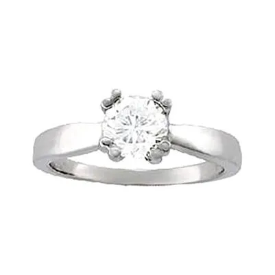 1 Carat Natural Earth Mined Diamond Solitaire Engagement Ring White Gold 14K GB Rings 1 Carat Natural Earth Mined Diamond Solitaire Engagement Ring White Gold 14K GB Rings