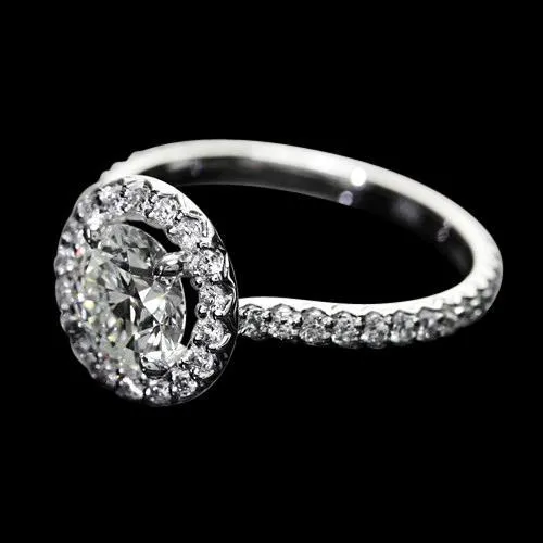 225 Ct Natural Earth Mined Diamond Halo Setting Ring Wedding Jewelry New GB Rings 225 Ct Natural Earth Mined Diamond Halo Setting Ring Wedding Jewelry New GB Rings