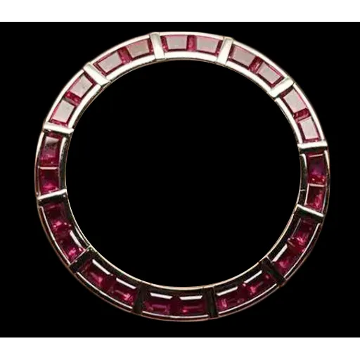 3 Carats Ruby Stainless Steel Bezel With Bars To Fit Rolex 36mm Watch HarryChadEntcom Bracelets 3 Carats Ruby Stainless Steel Bezel With Bars To Fit Rolex 36mm Watch HarryChadEntcom Bracelets