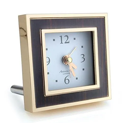 Addison Ross Rings Addison Ross Toscana Midnight SilverPlated Alarm Clock
