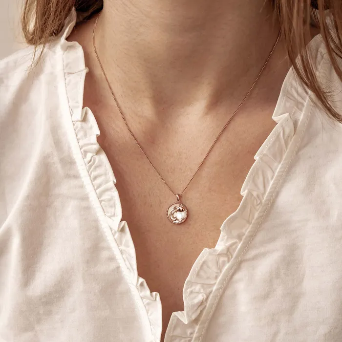 Aquarius Zodiac Pendant Necklace Hey Happiness Necklaces