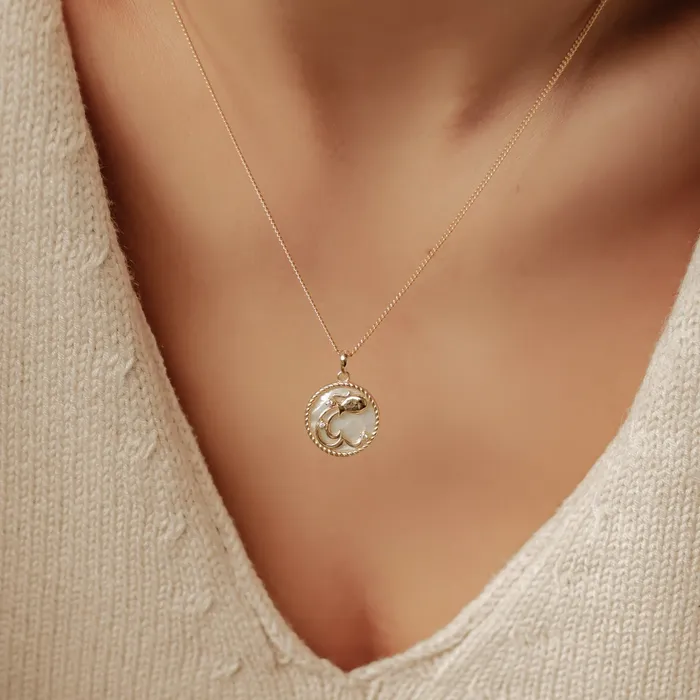Aquarius Zodiac Pendant Necklace Hey Happiness Necklaces