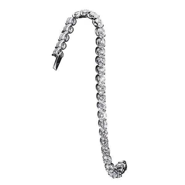 Bracelets 45 Ct Round Cut Real Natural Earth Mined Diamond Tennis Ladies Bracelet Solid White Gold 14K GB Bracelets 45 Ct Round Cut Real Natural Earth Mined Diamond Tennis Ladies Bracelet Solid White Gold 14K GB