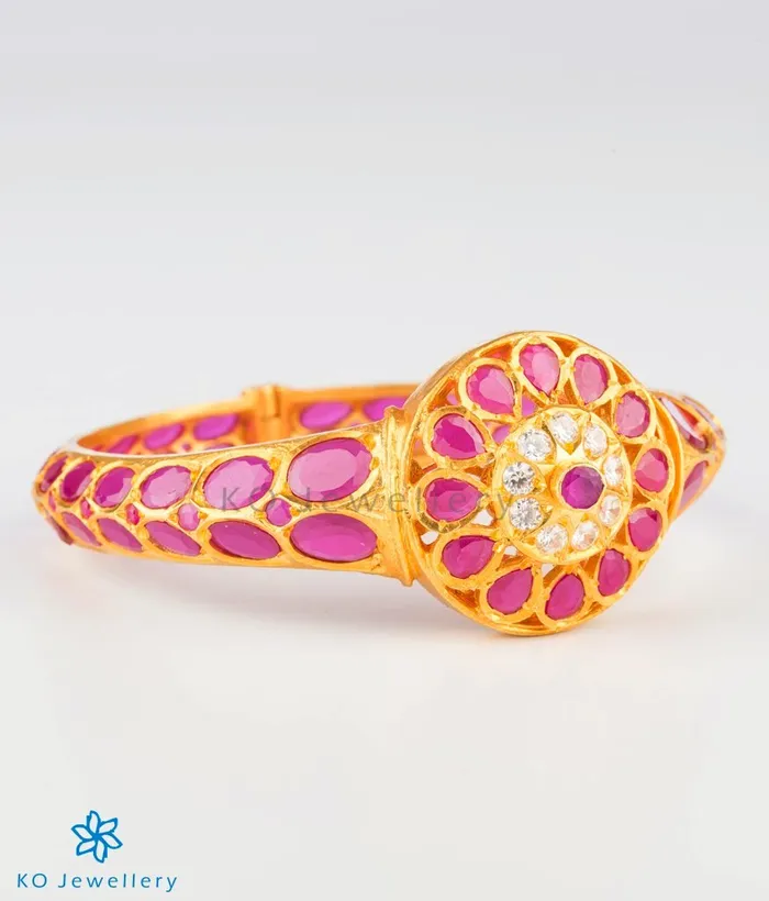 Bracelets The Amyra Silver Kempu BraceletSize 22242628 Silversmith