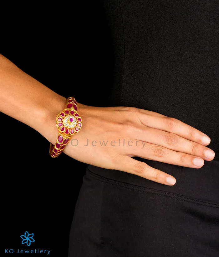 Bracelets The Amyra Silver Kempu BraceletSize 22242628 Silversmith