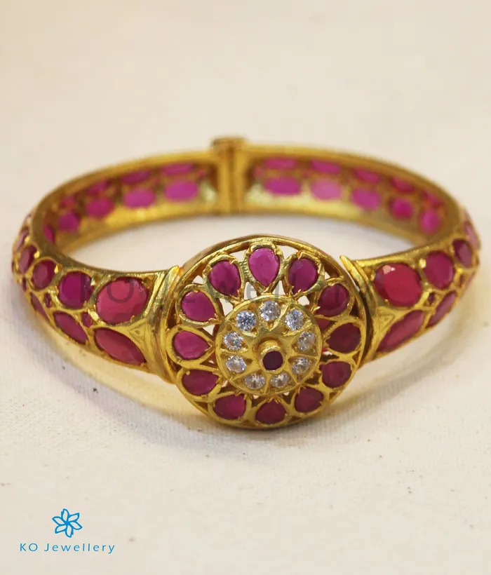 Bracelets The Amyra Silver Kempu BraceletSize 22242628 Silversmith