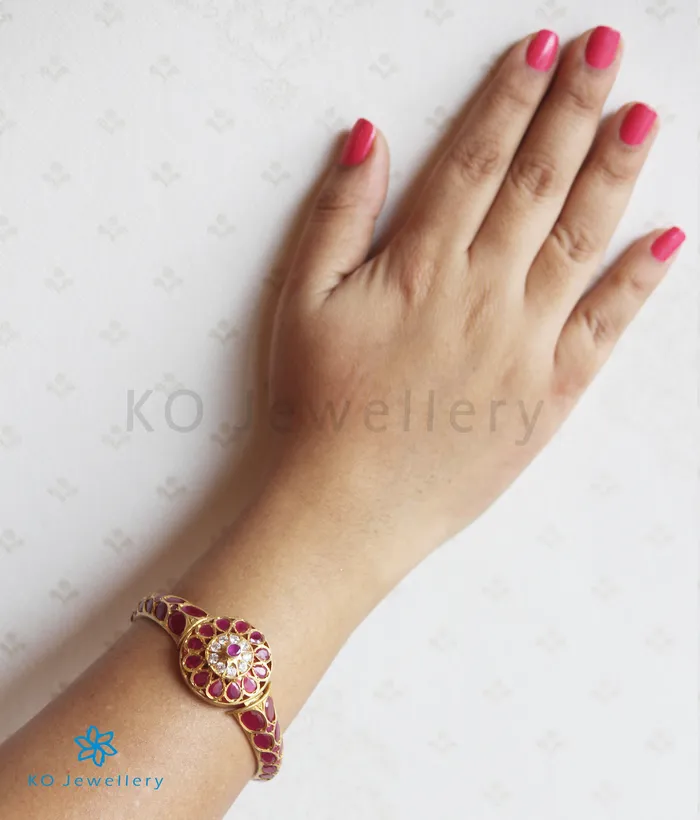 Bracelets The Amyra Silver Kempu BraceletSize 22242628 Silversmith
