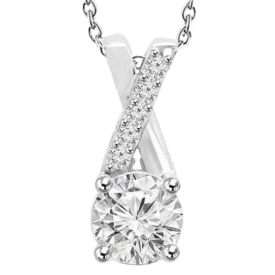 Brilliant Cut Real Natural Earth Mined Diamonds Pendant Necklace 250 Carat 14K White Gold GB Necklaces Brilliant Cut Real Natural Earth Mined Diamonds Pendant Necklace 250 Carat 14K White Gold GB Necklaces