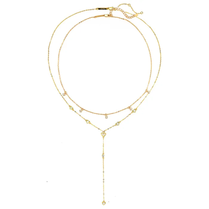Cherish Necklace Set Sterling Silver Hey Happiness Necklaces