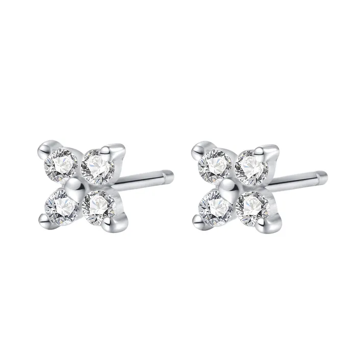 Daisy Stud Earrings Sterling Silver Hey Happiness Earrings