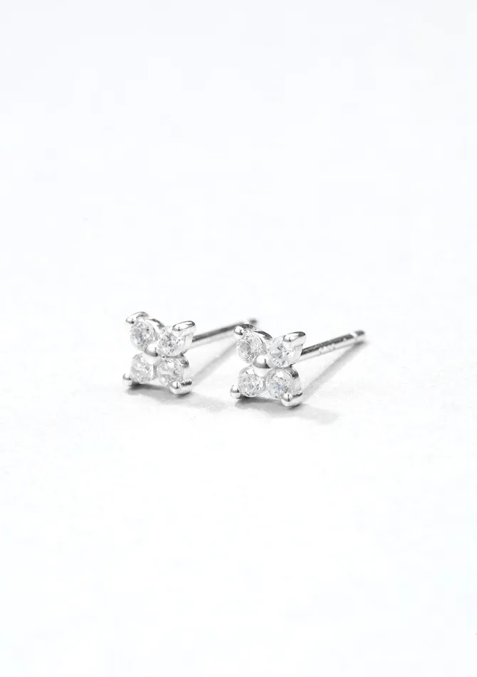 Daisy Stud Earrings Sterling Silver Hey Happiness Earrings Daisy Stud Earrings Sterling Silver Hey Happiness Earrings