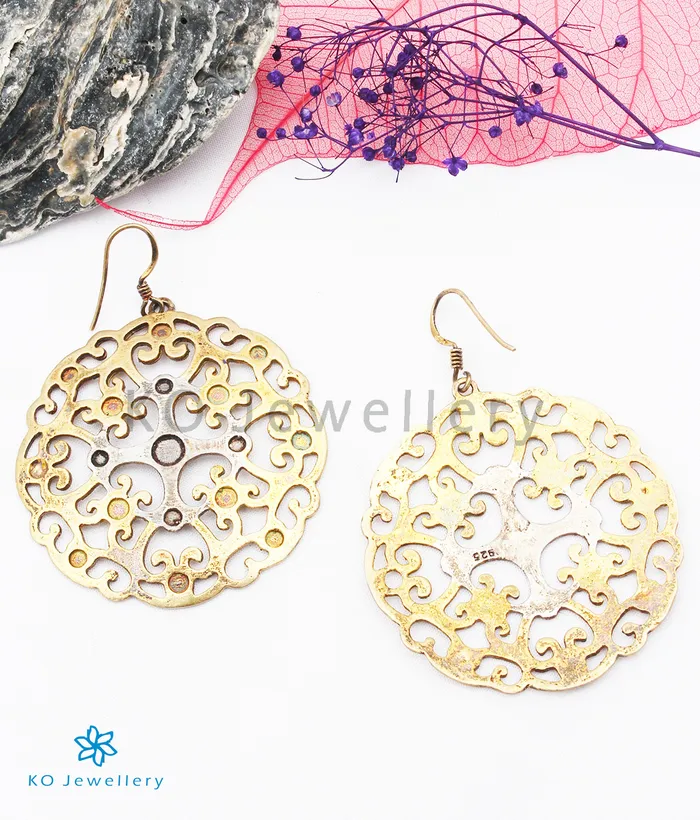 Earrings Jaipur The Silver TwoTone Earrings