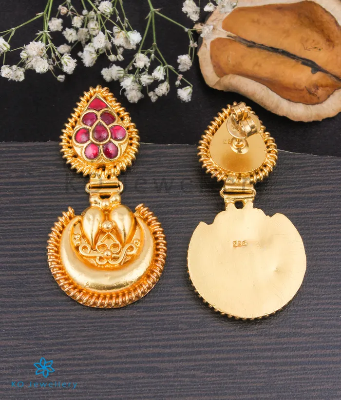 Earrings kundan The Dipika Silver Kundan Earrings