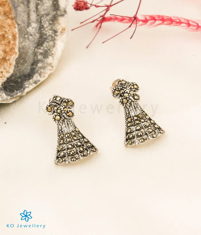 Earrings Marcasite The Viona Silver Marcasite Earrings