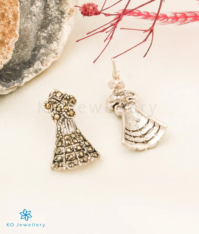 Earrings Marcasite The Viona Silver Marcasite Earrings