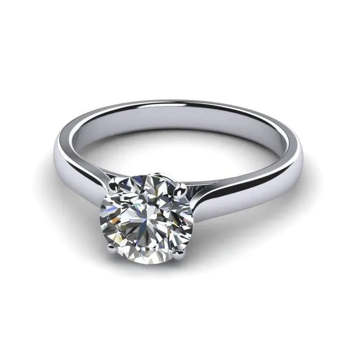 GB 225 Carats Solitaire Natural Earth Mined Diamond Engagement Ring White Gold 4 Prongs Rings GB 225 Carats Solitaire Natural Earth Mined Diamond Engagement Ring White Gold 4 Prongs Rings