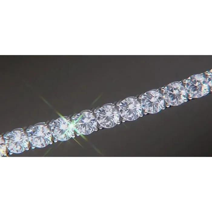 GB Bracelets 1280 Carats Triple Ex Stones Large Real Natural Earth Mined Diamond Tennis Bracelet GB Bracelets 1280 Carats Triple Ex Stones Large Real Natural Earth Mined Diamond Tennis Bracelet