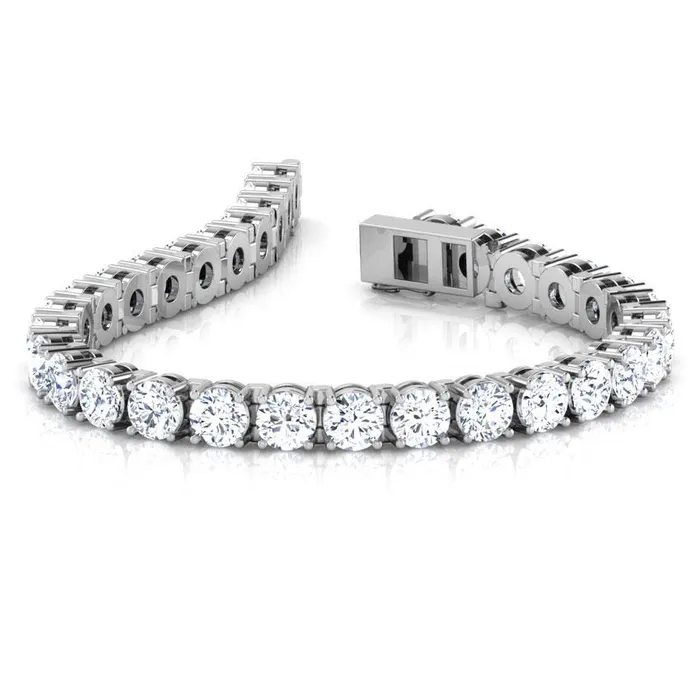 GB Bracelets Beautiful Round Cut Natural Earth Mined Diamond Tennis Bracelet Fine Gold Jewelry 75 Ct GB Bracelets Beautiful Round Cut Natural Earth Mined Diamond Tennis Bracelet Fine Gold Jewelry 75 Ct