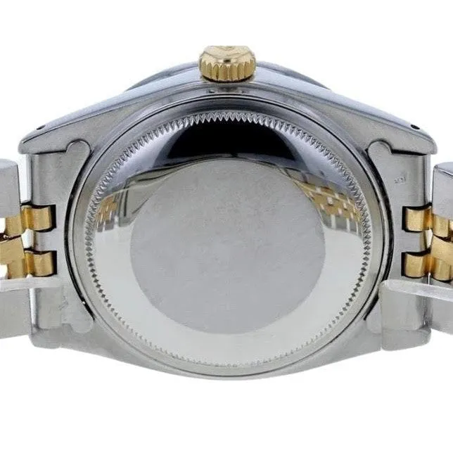 GB Bracelets Rolex Datejust Gents Watch Diamond Bezel Gold And Ss Bracelet QUICK SET