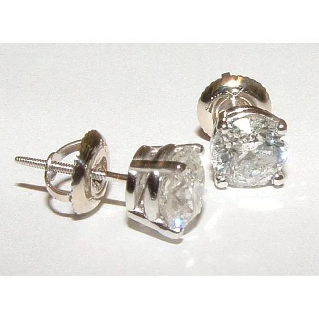 GB Earrings 351 Carats G Vs1 Natural Earth Mined Diamonds Stud Earring Platinum GB Earrings 351 Carats G Vs1 Natural Earth Mined Diamonds Stud Earring Platinum