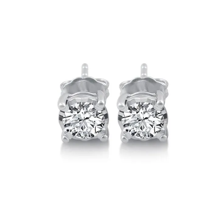 GB Earrings Sparkling Round Cut 380 Ct Genuine Natural Earth Mined Diamonds Women Studs Earrings White Gold GB Earrings Sparkling Round Cut 380 Ct Genuine Natural Earth Mined Diamonds Women Studs Earrings White Gold